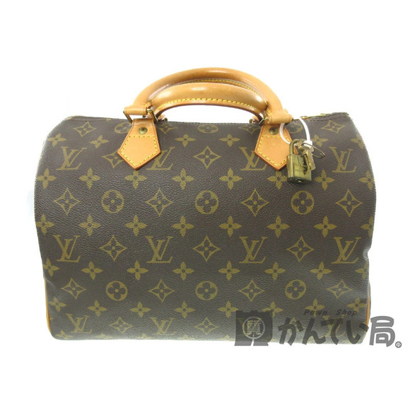 Louis Vuitton Handbags - LOUIS VUITTON Speedy Handbag Boston Bag Monogram Canvas Brown Gold